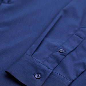 Navy Slim Fit Stretch Shirt