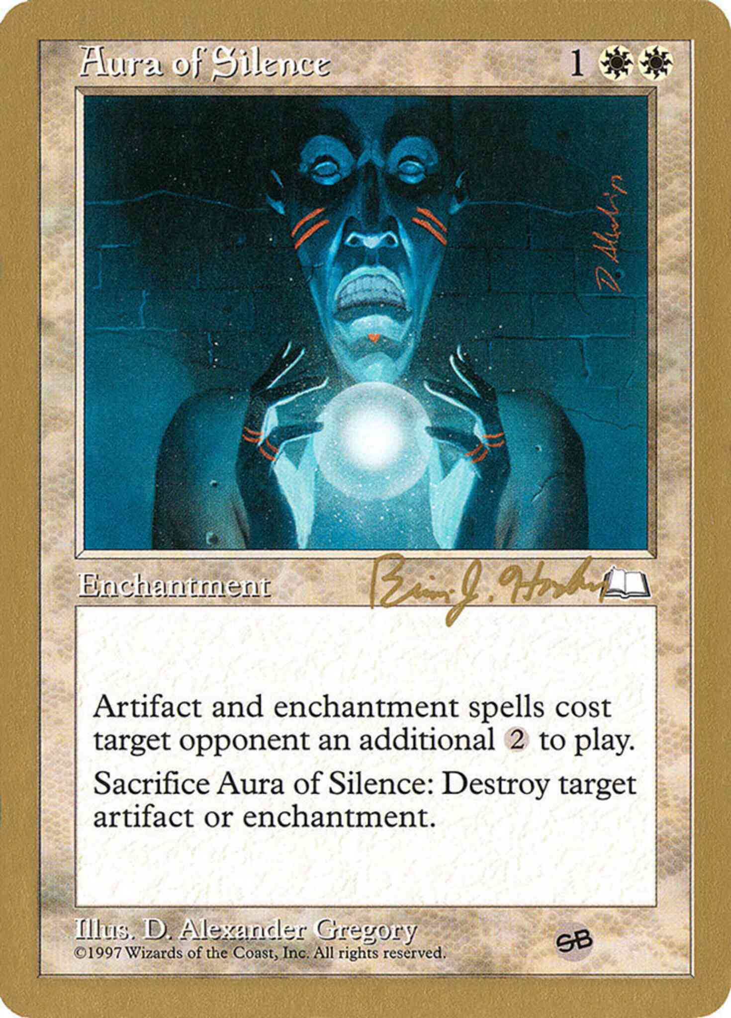 Aura of Silence [bh7bsb] [Sideboard] [World Championship Decks 1998] [Non-Foil]