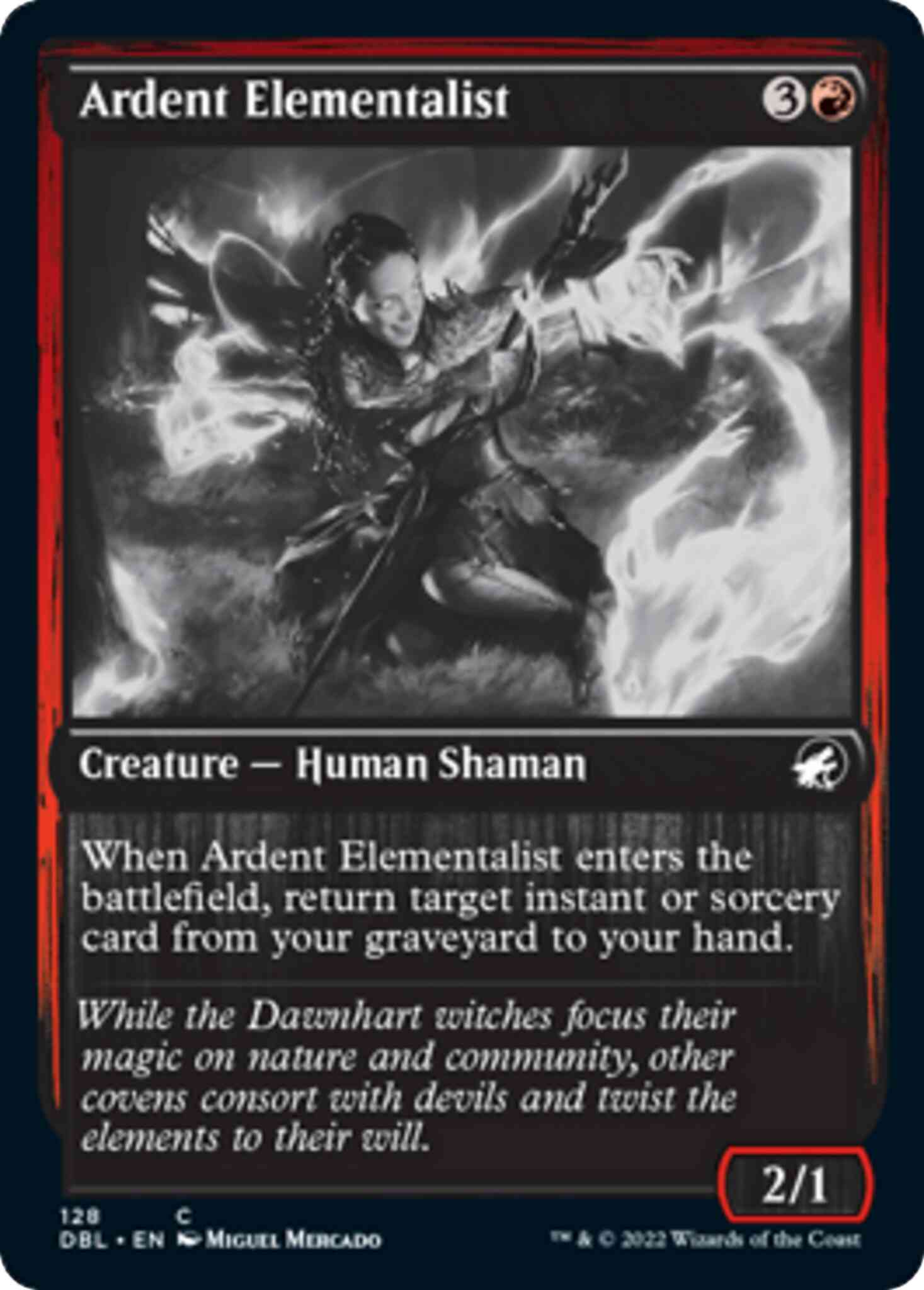 Ardent Elementalist [128] [Innistrad: Double Feature] [Non-Foil]
