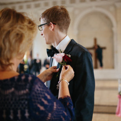 Beautiful Cranberry and Blush Wedding