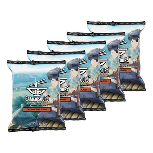 Gamer Soups Instant Noodles - Beef Bricks (5 Pack)