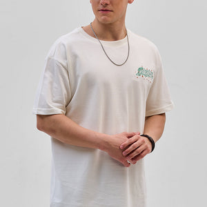 Duck Army White Oversized Fit T-Shirt