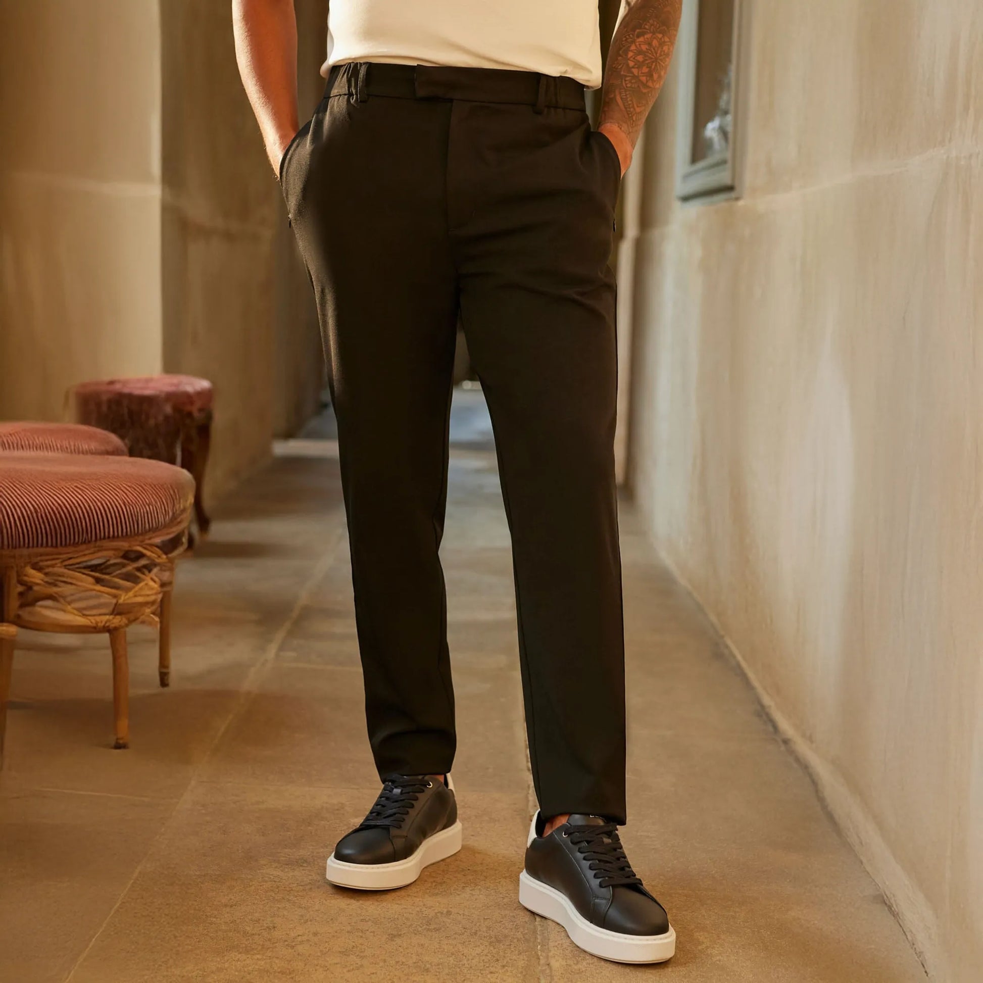 Belier 24hr Black Trousers