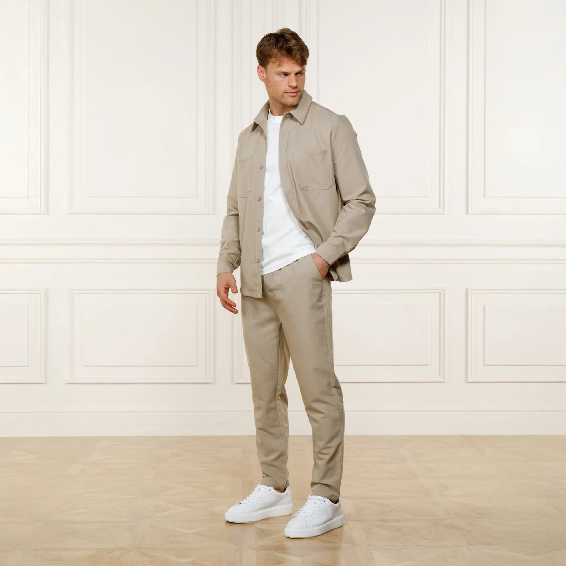 Belier 365 Lightweight Beige Trousers