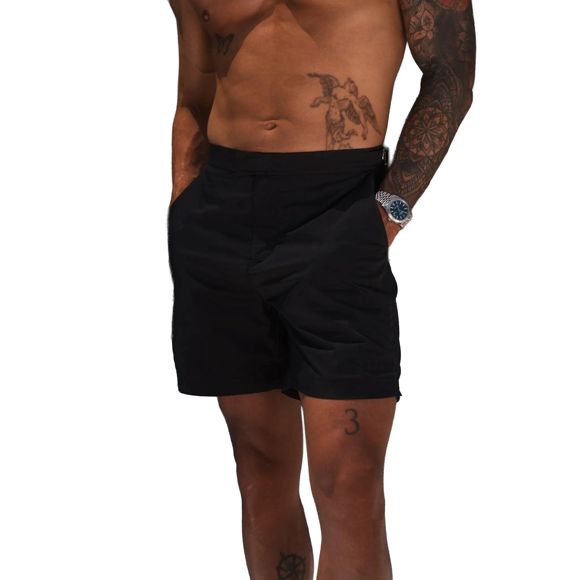Belier Black Swim Shorts