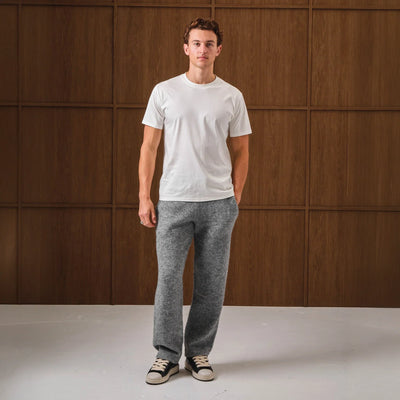 Belier Knitted Grey Sweatpants