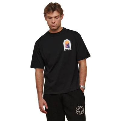 Belier Miami Sunset Arch Black T Shirt