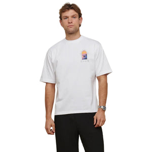 Belier Miami Sunset Arch White T Shirt