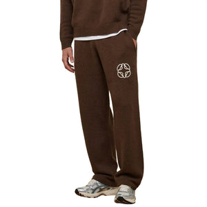 Belier Mohair Knit Brown Sweatpants