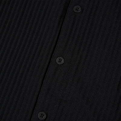 Belier Pleated Black Resort Shirt & Shorts