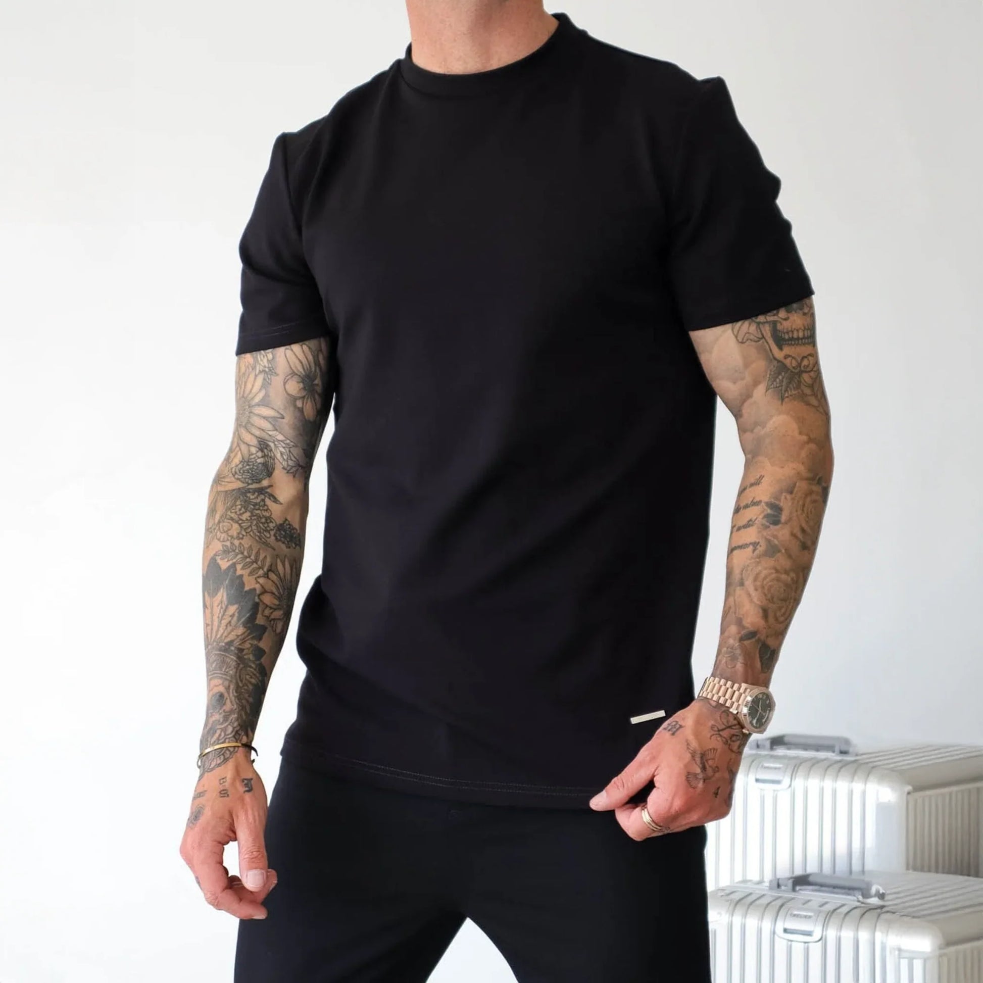 Belier Premium Black T Shirt