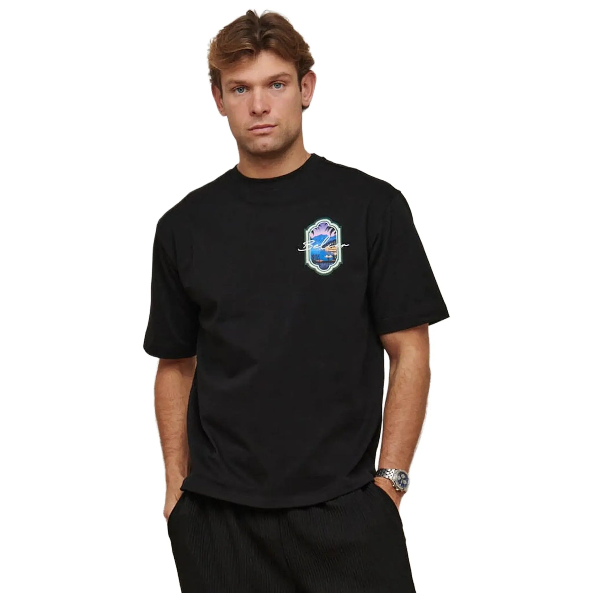 Belier Riviera View Black T Shirt