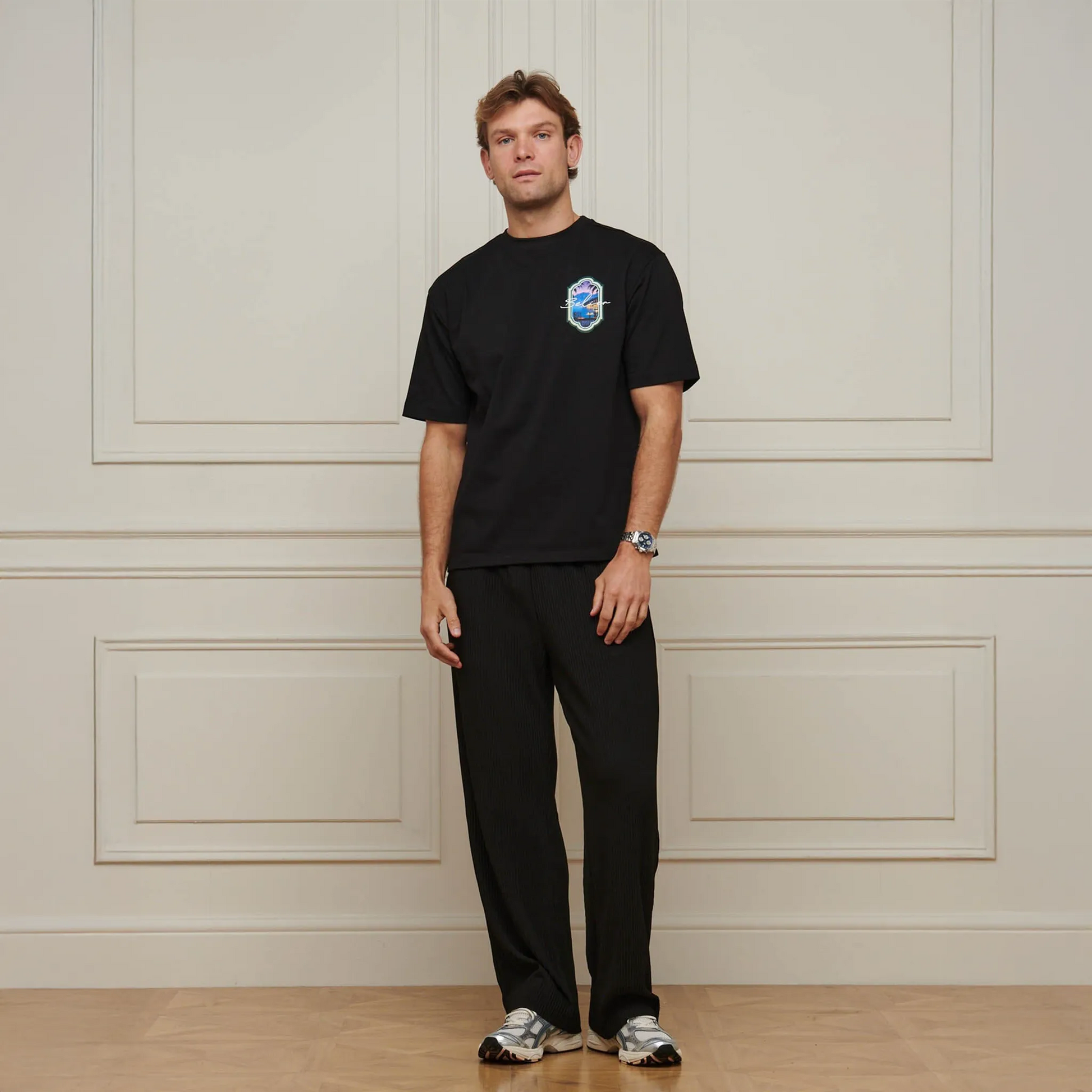 Belier Riviera View Black T Shirt