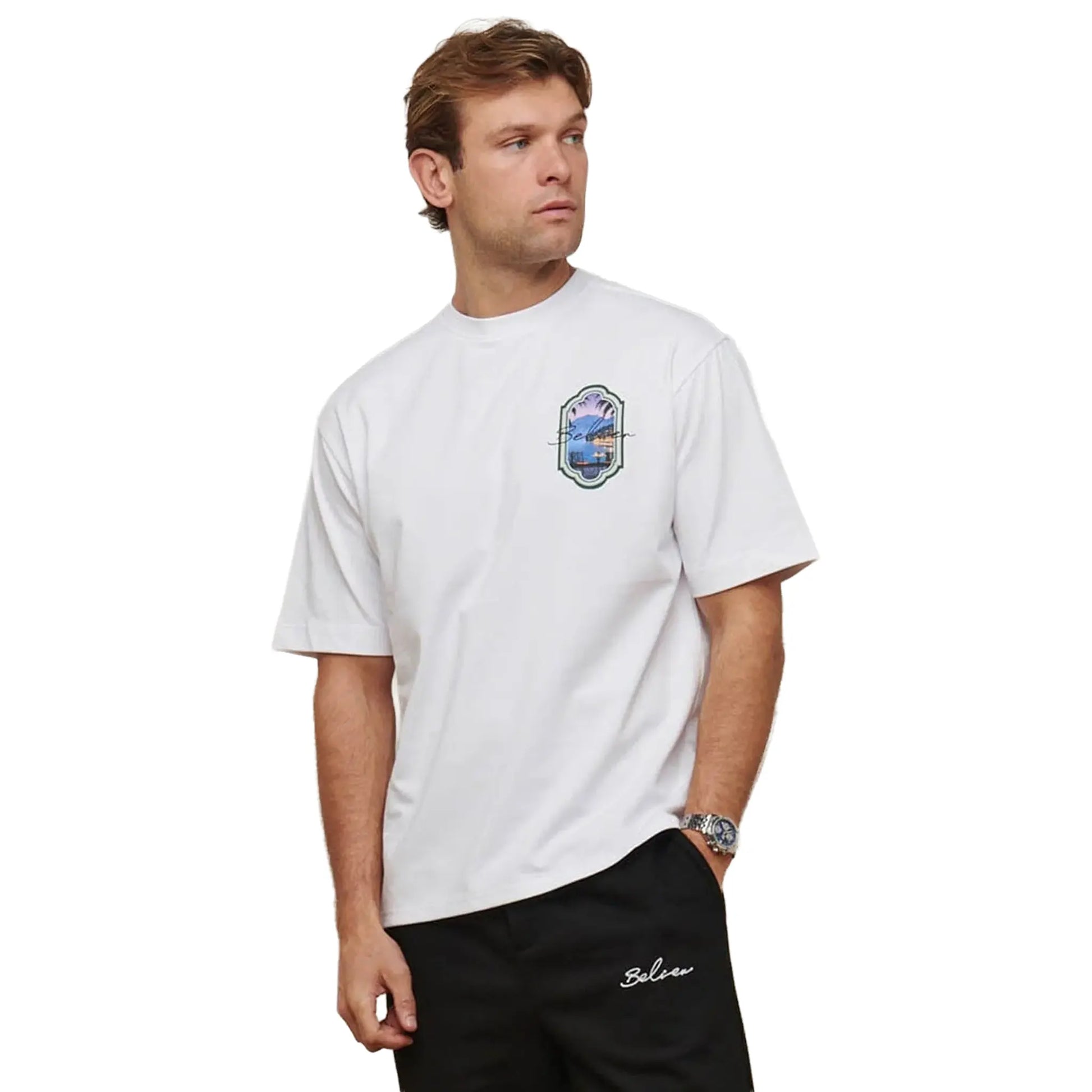 Belier Riviera View White T Shirt