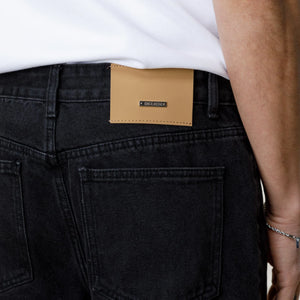Belier Straight Leg Jeans Washed Black