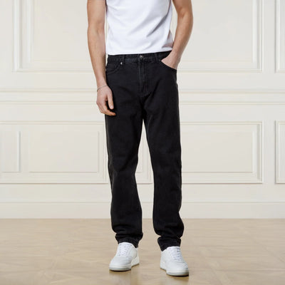 Belier Straight Leg Jeans Washed Black