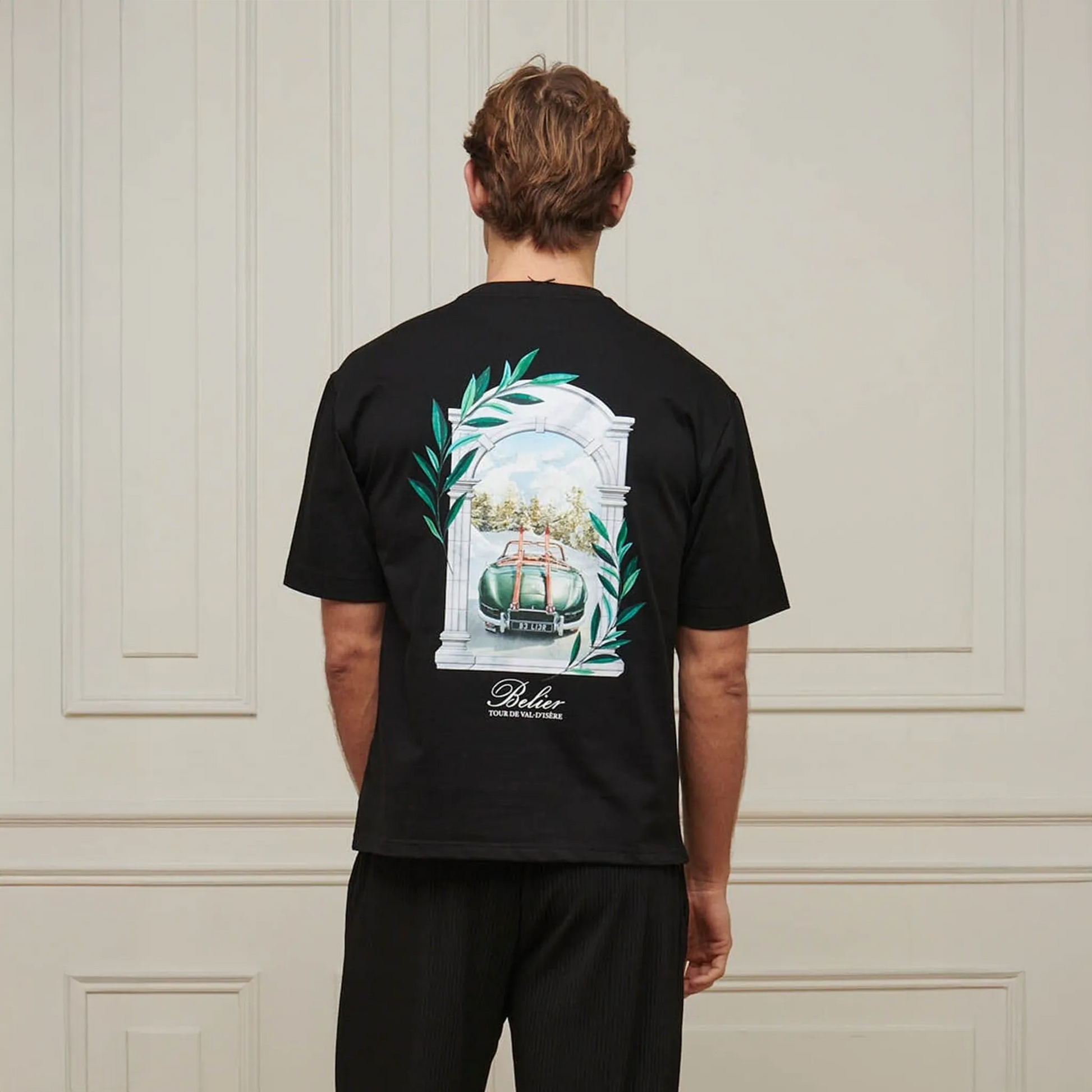 Belier Val d'Isère Arch Black T-Shirt