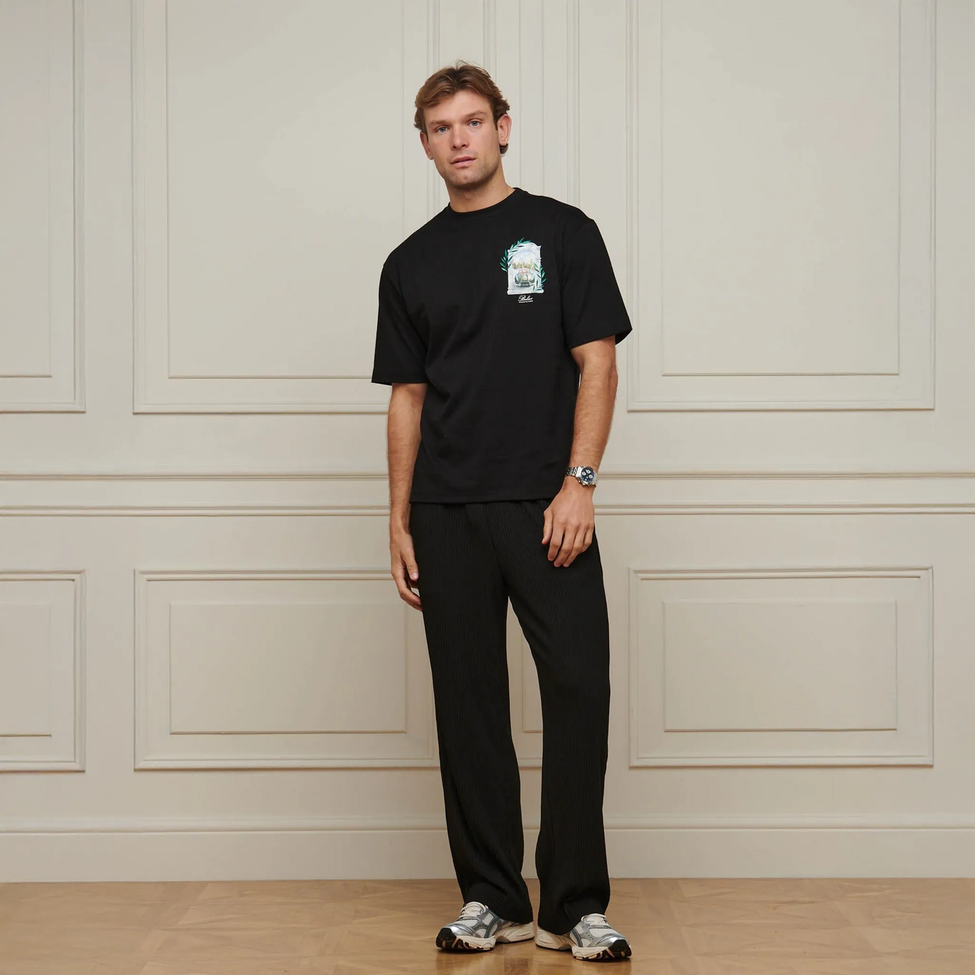 Belier Val d'Isère Arch Black T-Shirt