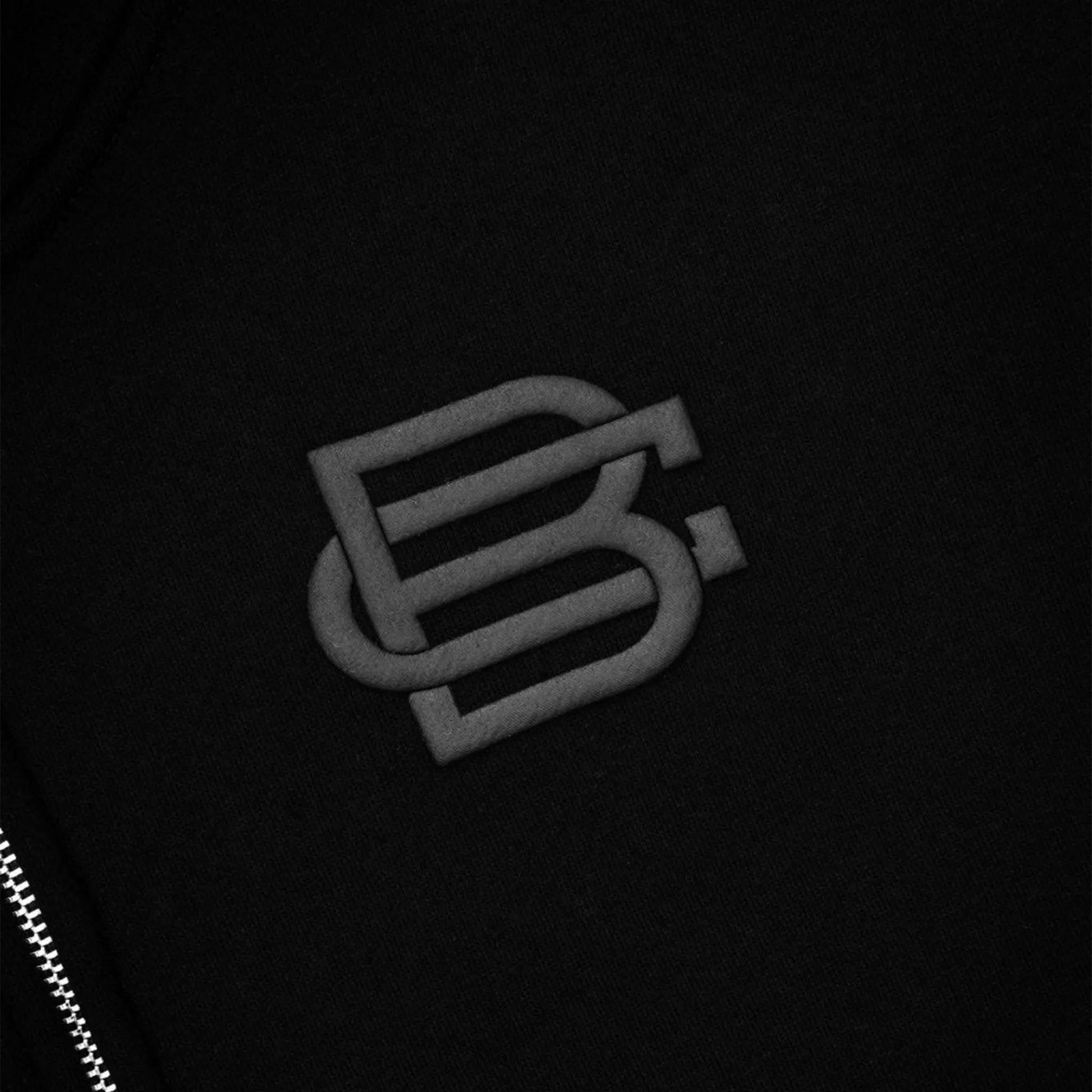 Bénir Clothing Bénir Club Match Day Matte Black Zip-Up Hoodie