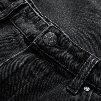 Bénir Clothing Cargo Carpenter Black Jeans