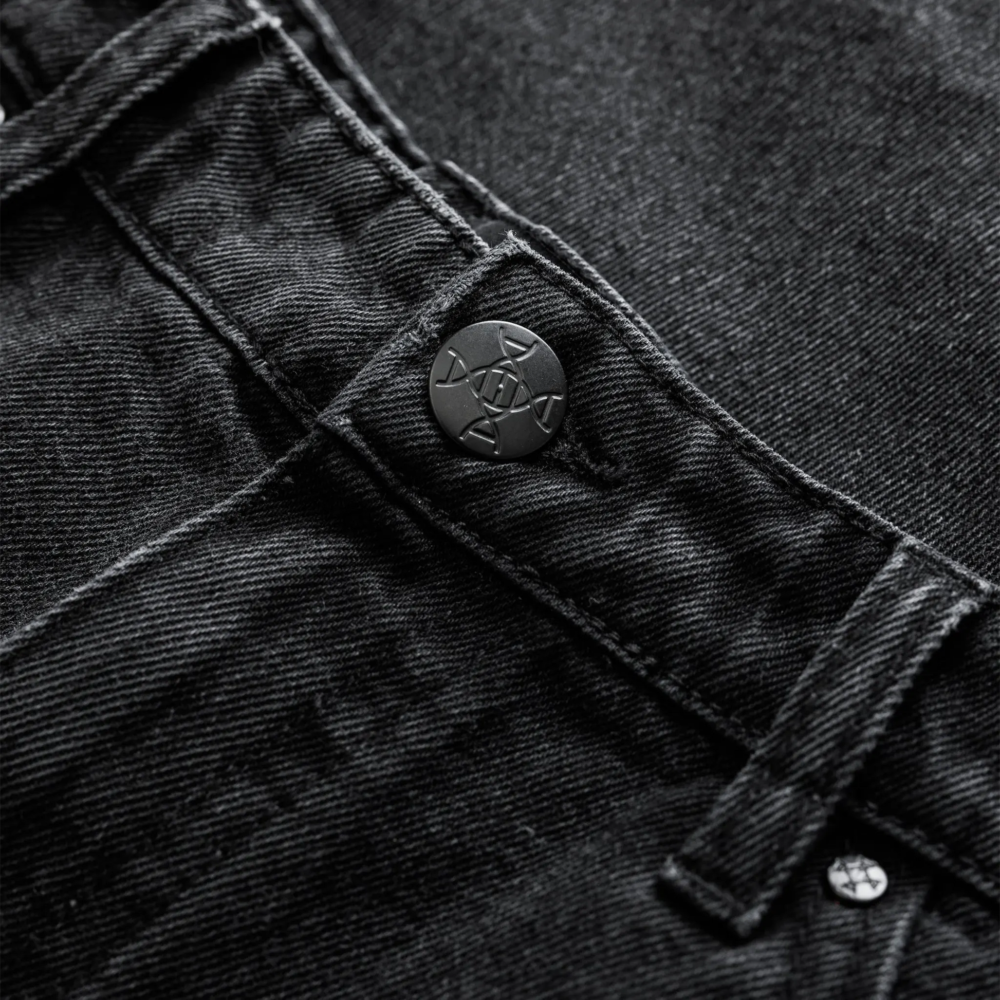 Bénir Clothing Cargo Carpenter Black Jeans
