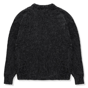 Bénir Clothing Mohair Knit BC Black Sweatshirt