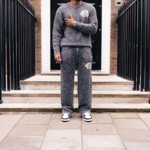 Bénir Clothing Mohair Knit BC Charcoal Sweatpants