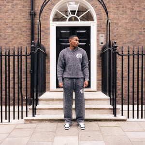Bénir Clothing Mohair Knit BC Charcoal Sweatpants
