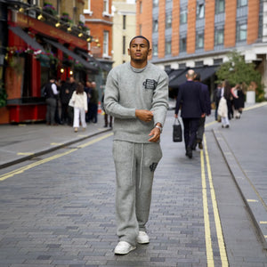 Bénir Clothing Mohair Knit BC Light Grey Sweatpants
