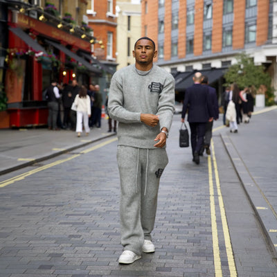 Bénir Clothing Mohair Knit BC Light Grey Sweatshirt