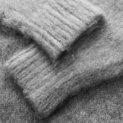 Bénir Clothing Mohair Knit BC Light Grey Sweatshirt
