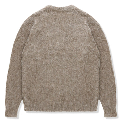 Bénir Clothing Mohair Knit BC Taupe Sweatshirt