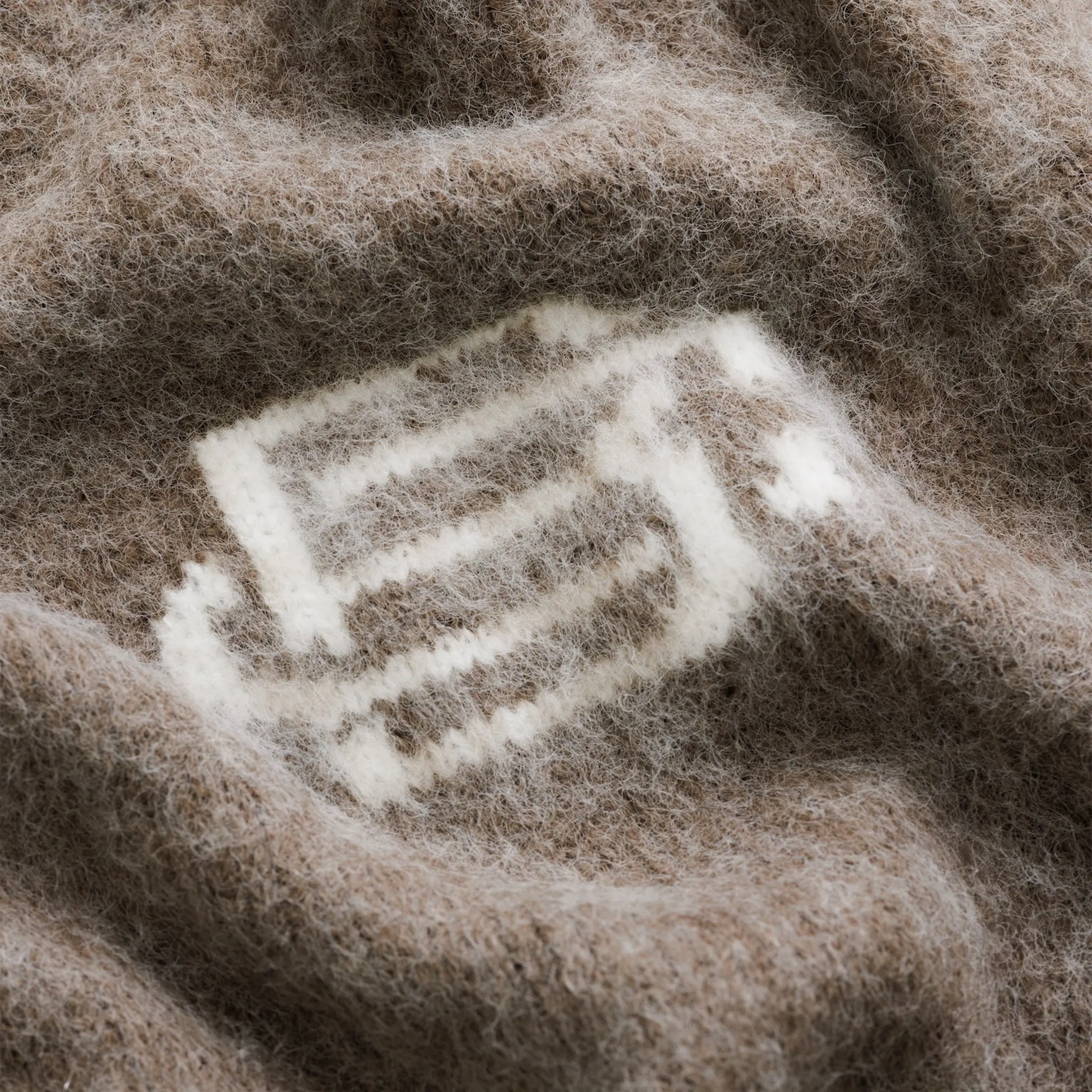 Bénir Clothing Mohair Knit BC Taupe Sweatshirt