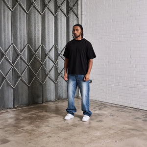 Bénir Clothing Relaxed Ripple Classic Blue Jeans