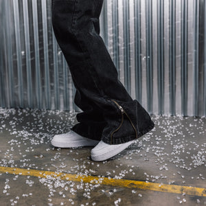Bénir Clothing Zip Flare Black Jeans