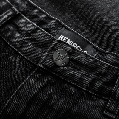 Bénir Clothing Zip Flare Black Jeans