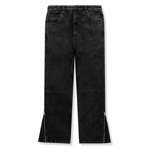 Bénir Clothing Zip Flare Black Jeans