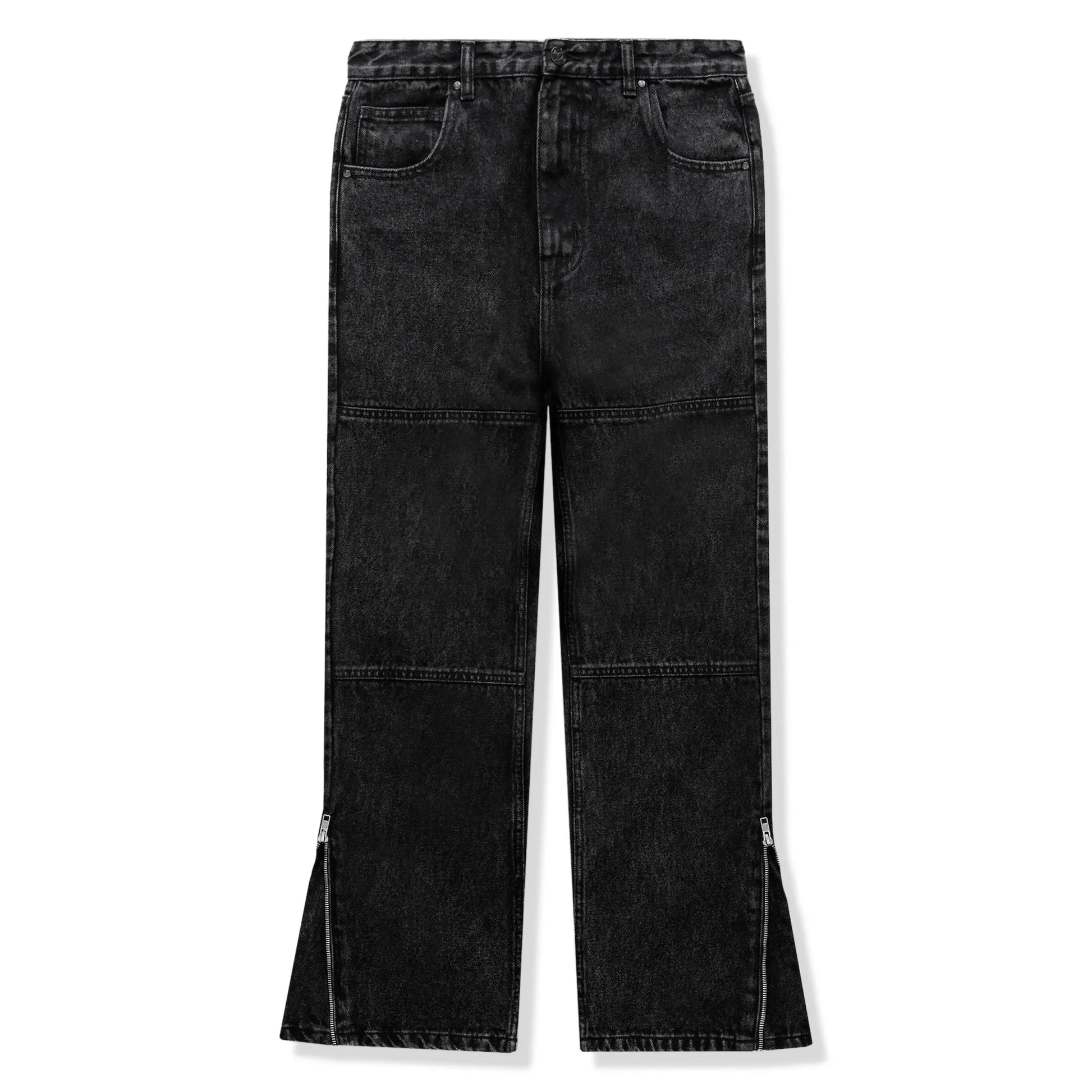 Bénir Clothing Zip Flare Black Jeans