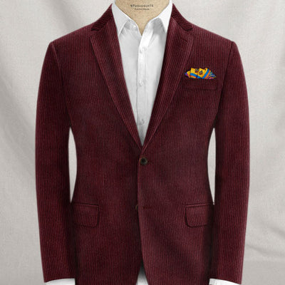 Berry Wine Corduroy Jacket