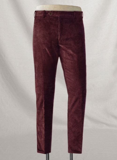 Berry Wine Corduroy Suit