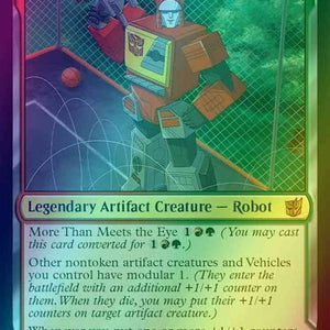 Blaster, Combat DJ // Blaster, Morale Booster [8] [Universes Beyond: Transformers] [Foil]