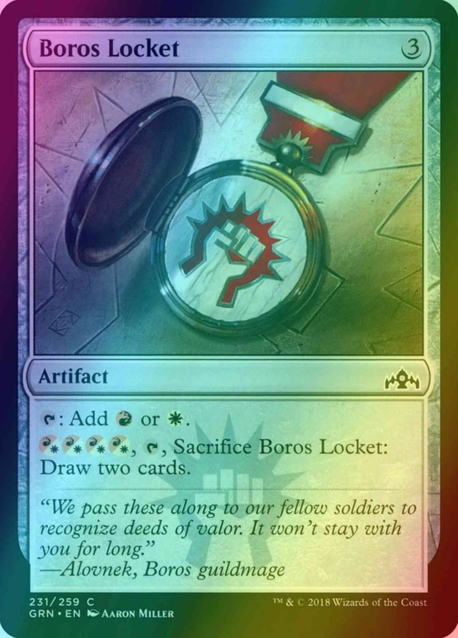 Boros Locket [231] [Guilds of Ravnica] [Foil]