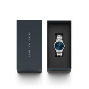 Iconic Link Arctic Blue & Silver 40mm
