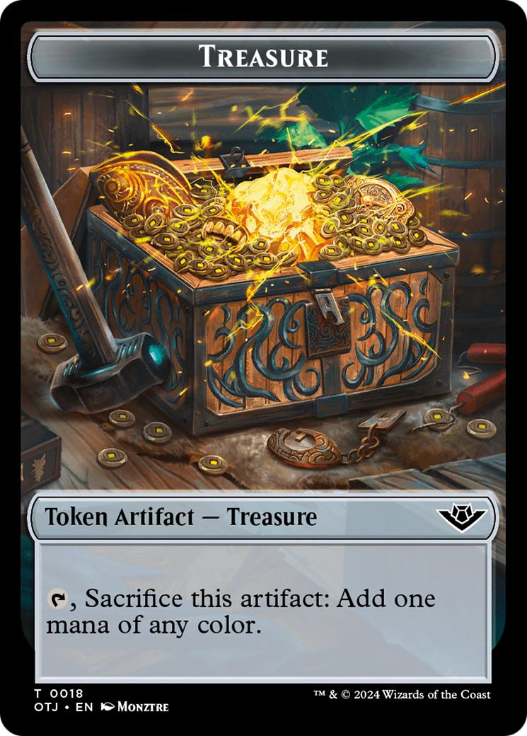 Boar Token (16) // Treasure Token (18) [Outlaws of Thunder Junction: Commander: Tokens] [Non-Foil]