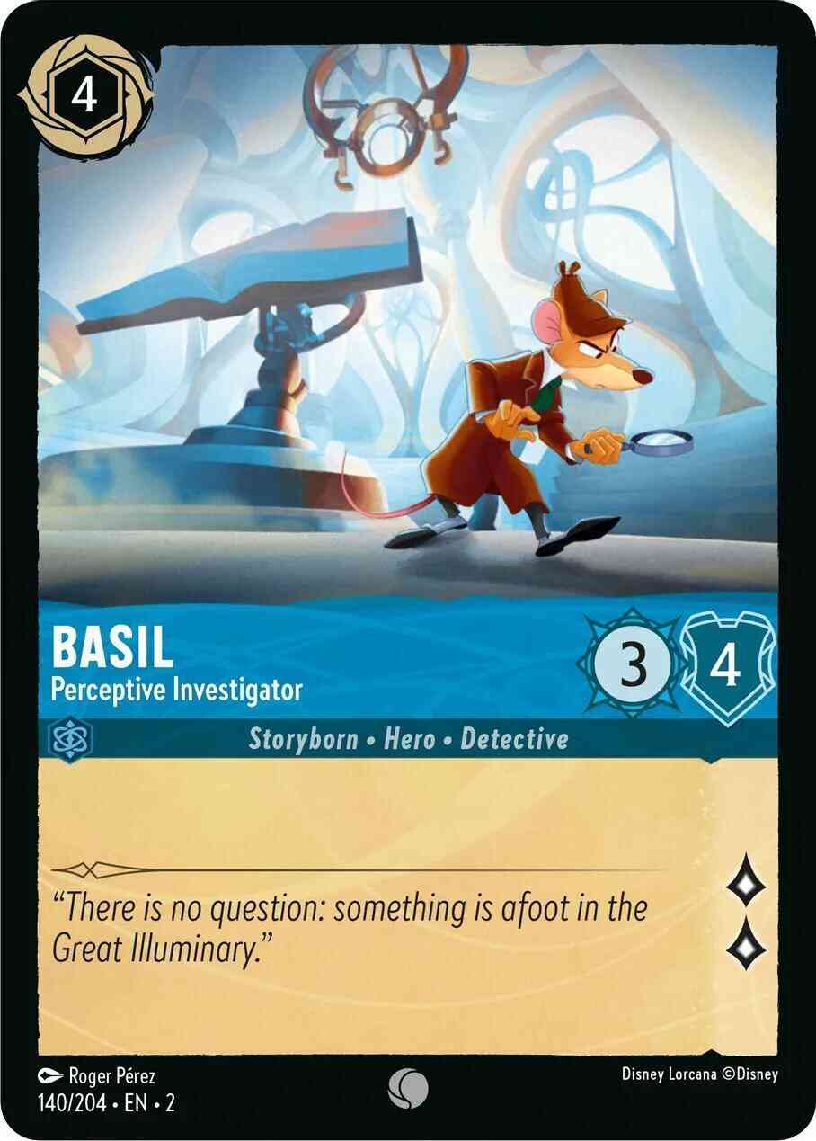 Basil - Perceptive Investigator - 140/204 [Rise Of The Floodborn] [Non-Foil]