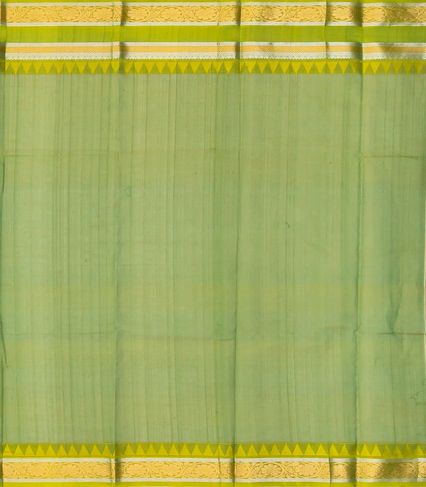 Teal Handloom Chirala Silk Cotton Saree With Chakaram Buttas