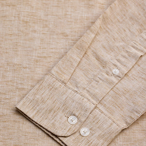 Beige Linen Blend Shirt