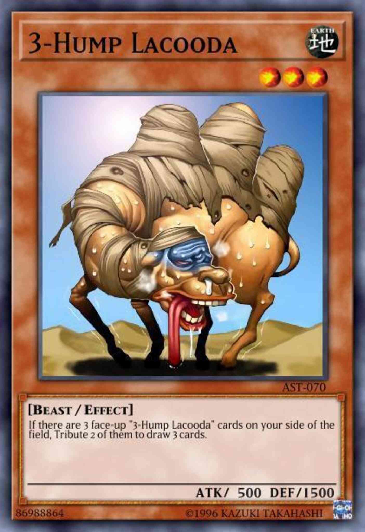 3-Hump Lacooda - AST-070 - Common - 1st Edition