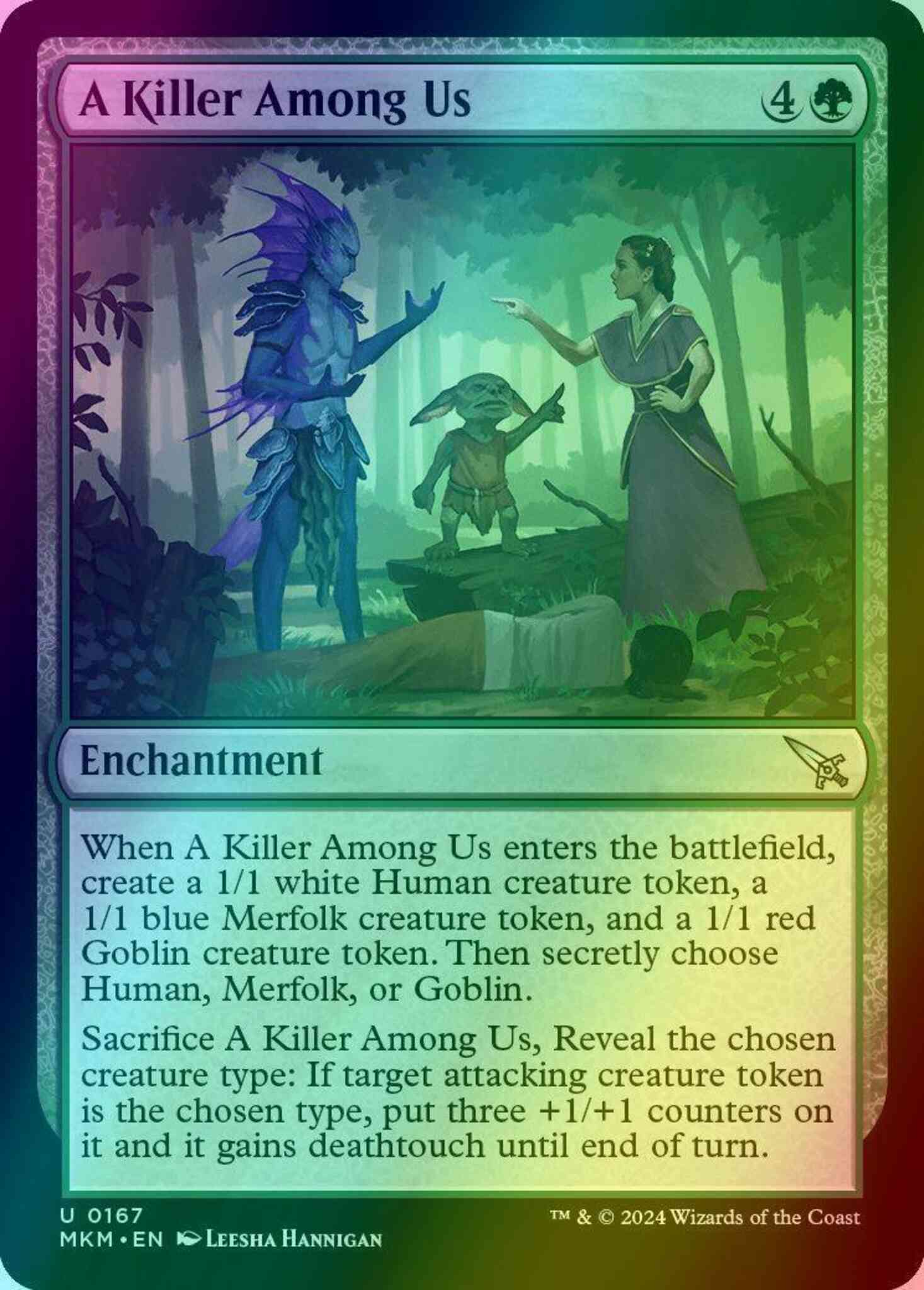 A Killer Among Us [167] [Murders at Karlov Manor] [Foil]