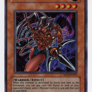 Amazoness Chain Master - RP01-EN097 - Secret Rare - Unlimited - Scan 14016